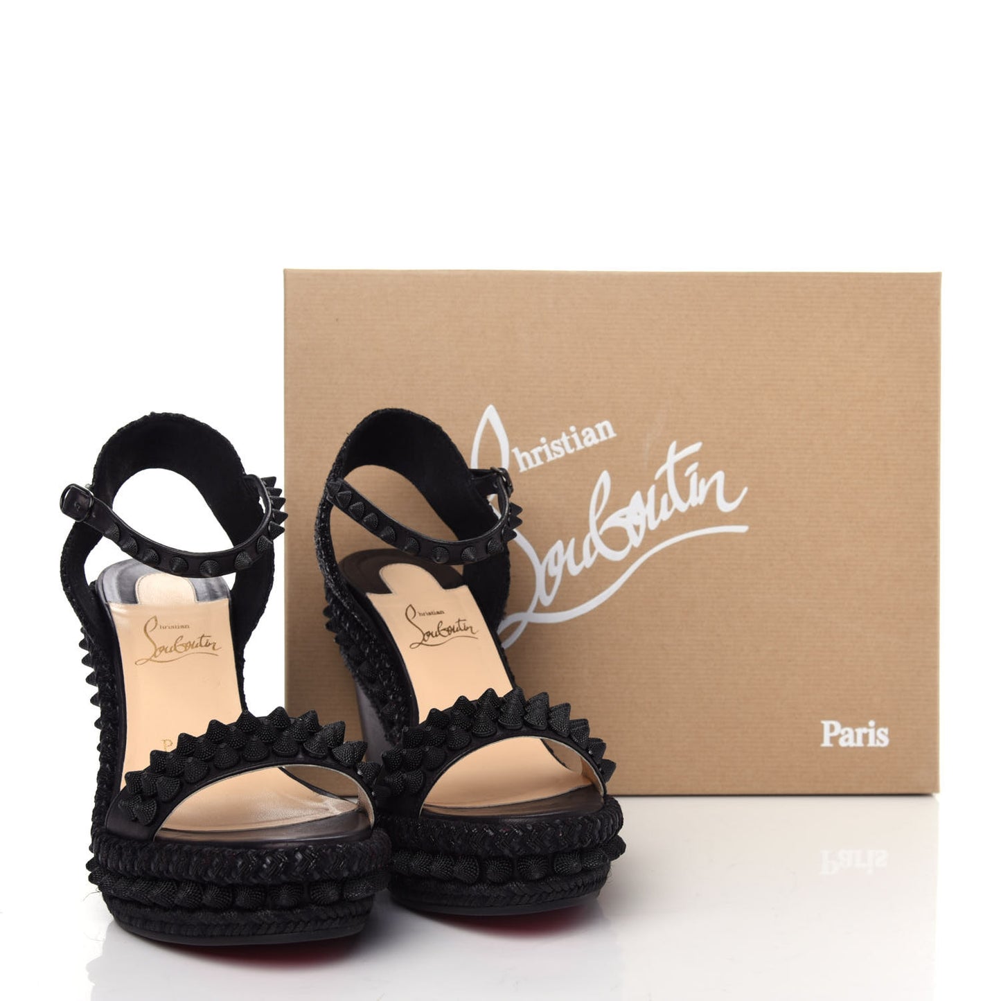 Calfskin Lata 110 Wedges 37 Black