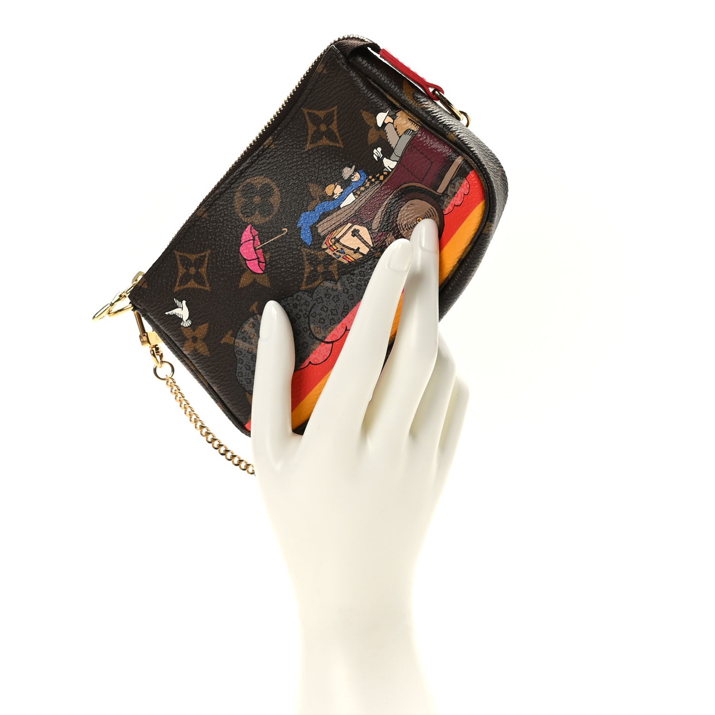 Monogram 2015 Christmas Animation Mini Pochette Accessories