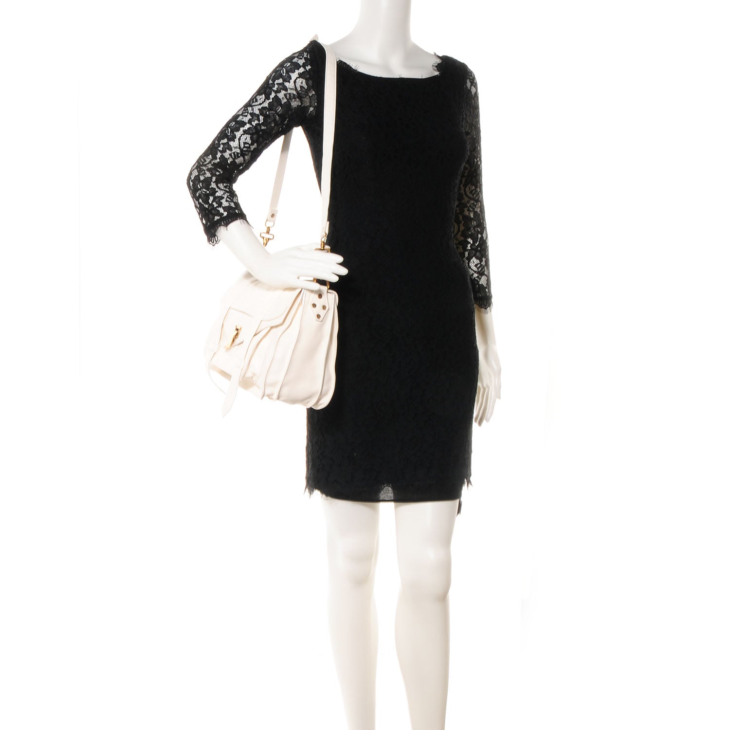 Proenza Schouler Lambskin PS1 Medium Satchel White 2 of 13