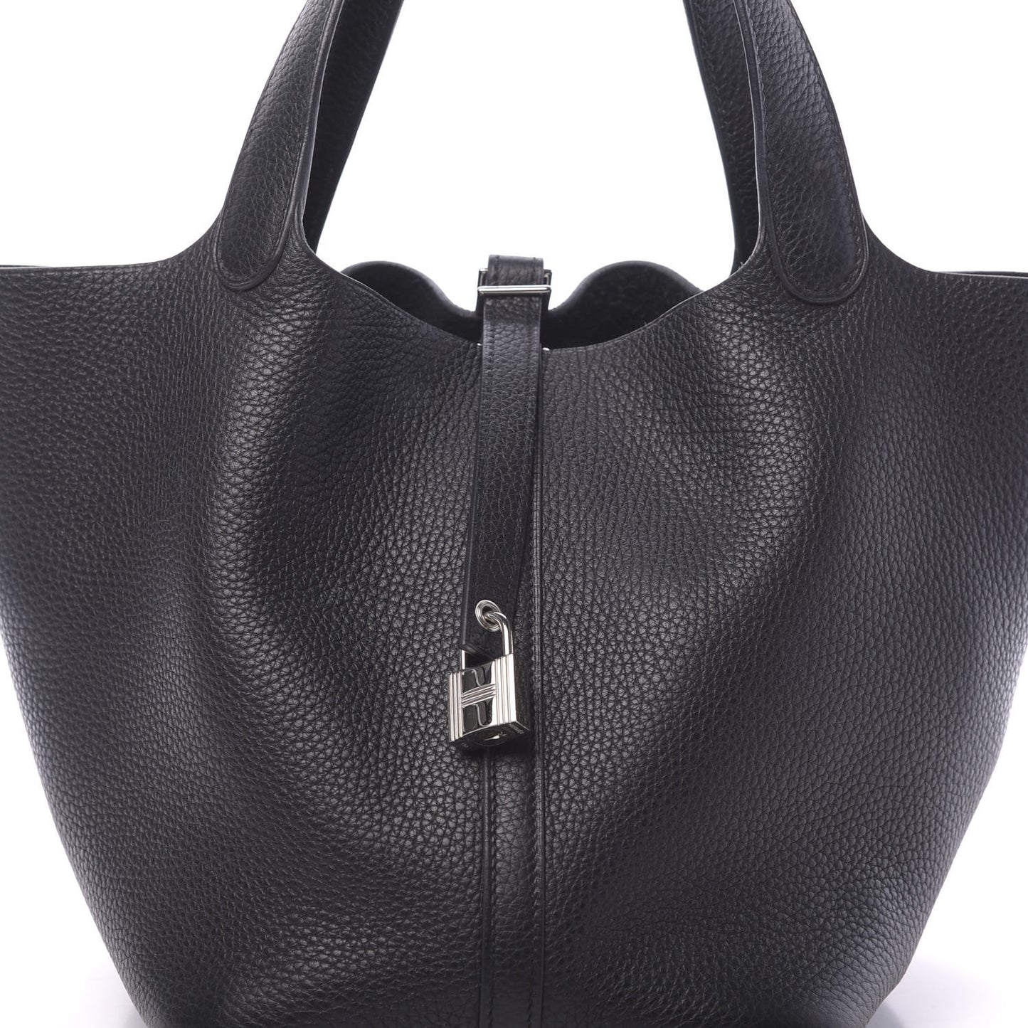 Taurillon Clemence Picotin Lock 22 MM Black