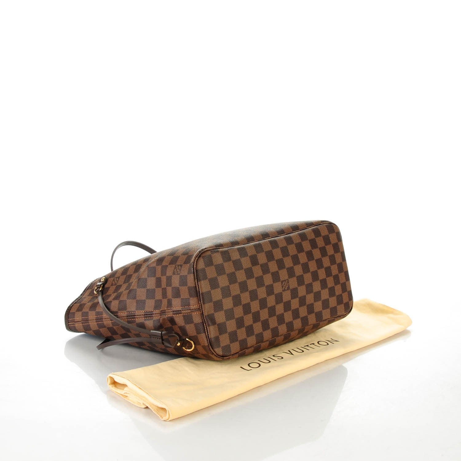 Louis Vuitton Damier Ebene Neo Neverfull MM Rose Ballerine 4 of 8