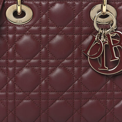 Christian Dior Lambskin Cannage Small My ABCDior Lady Dior Red Bricks 8 of 14