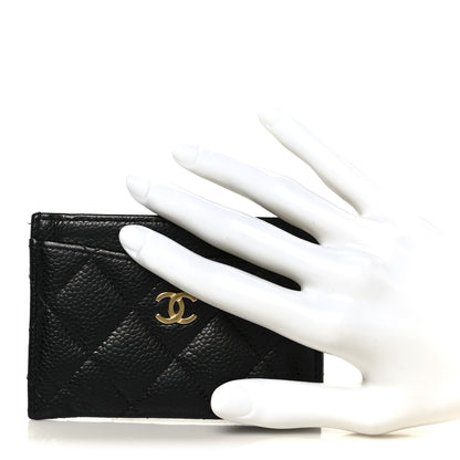 Chanel Caviar Quilted Card Holder Black 2 of 10