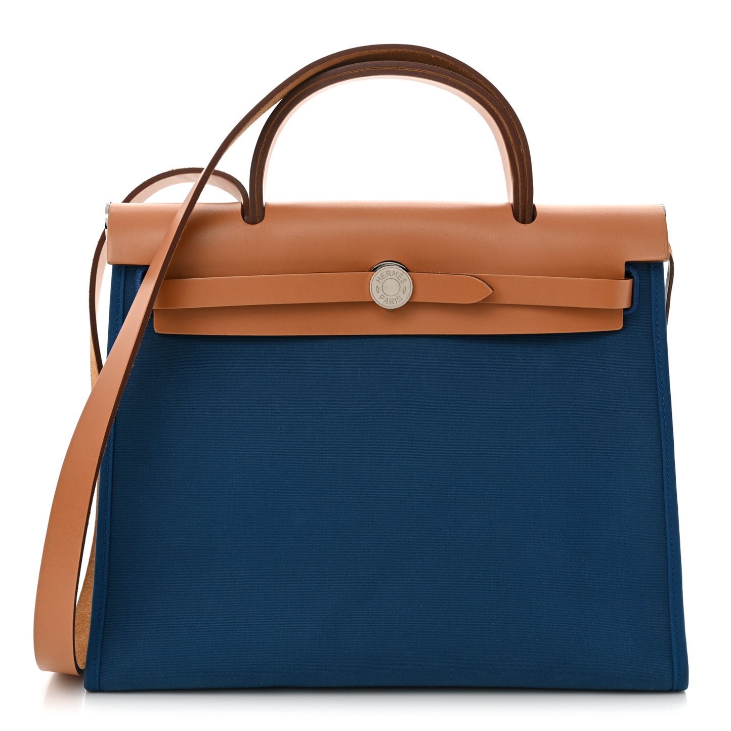 Vache Hunter Toile Herbag Zip 31 PM Bleu Natural