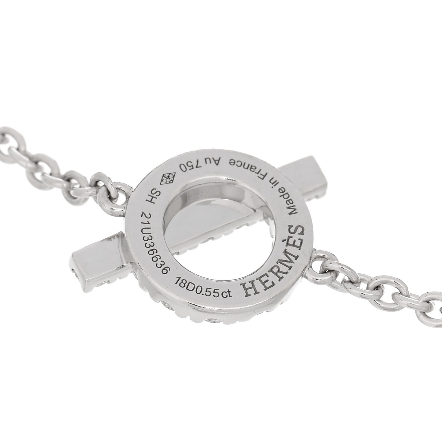 18K White Gold Diamond Finesse Bracelet SH