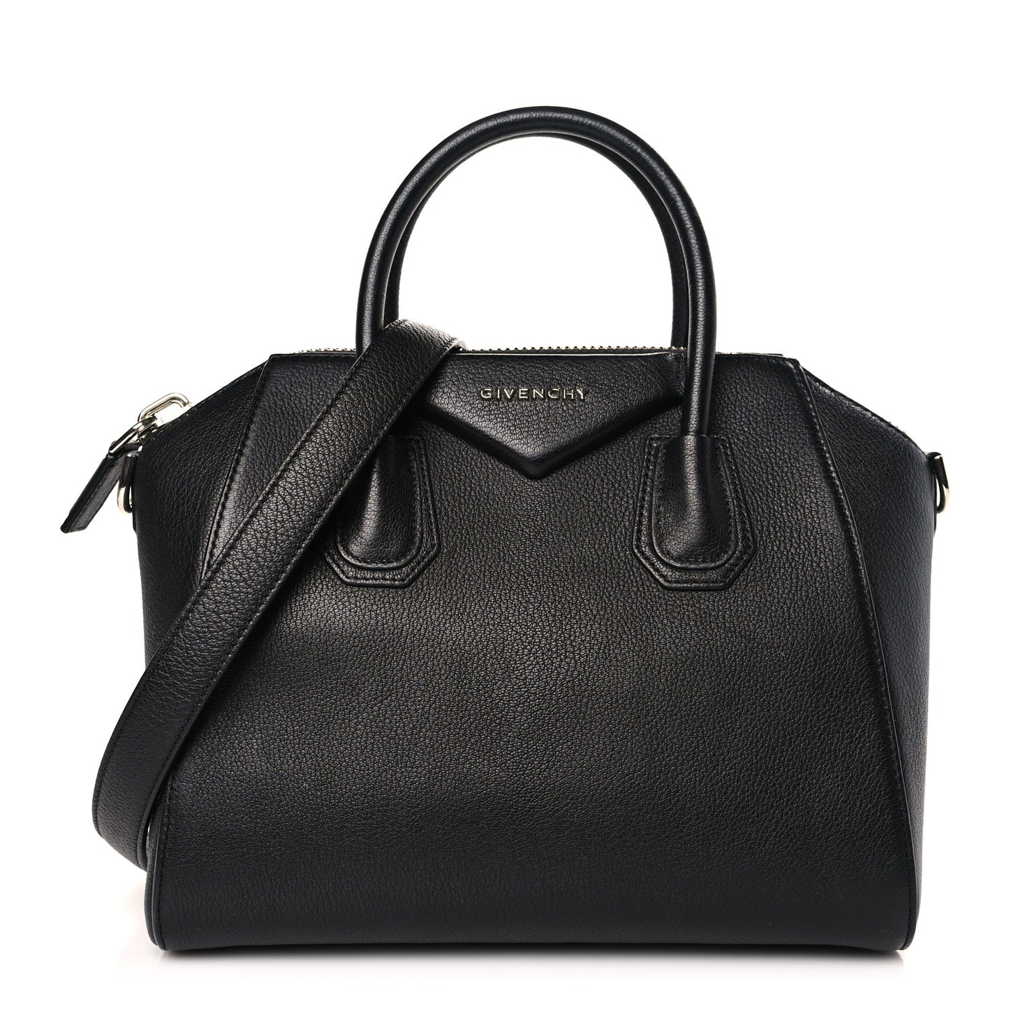 Sugar Goatskin Small Antigona Black