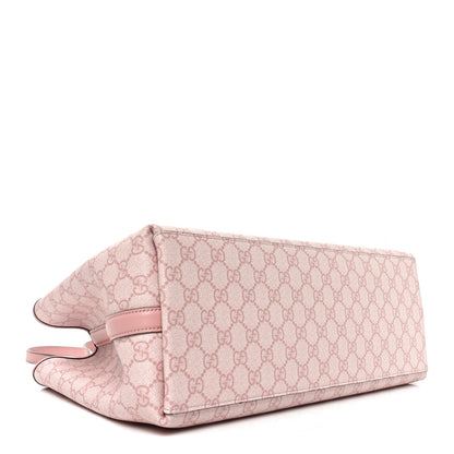 Gucci GG Supreme Monogram Emblem Large Tote Bag Light Pink 4 of 9