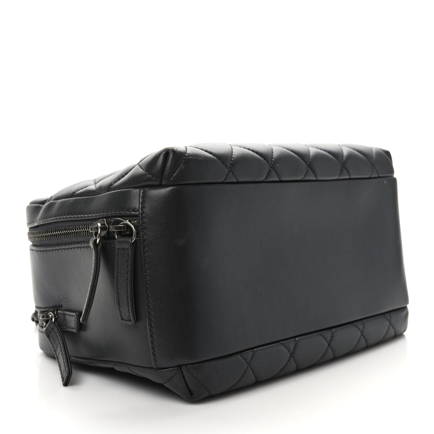 Chanel Lambskin Quilted Medium Trendy CC Bowling Bag Dark Grey 4 of 11