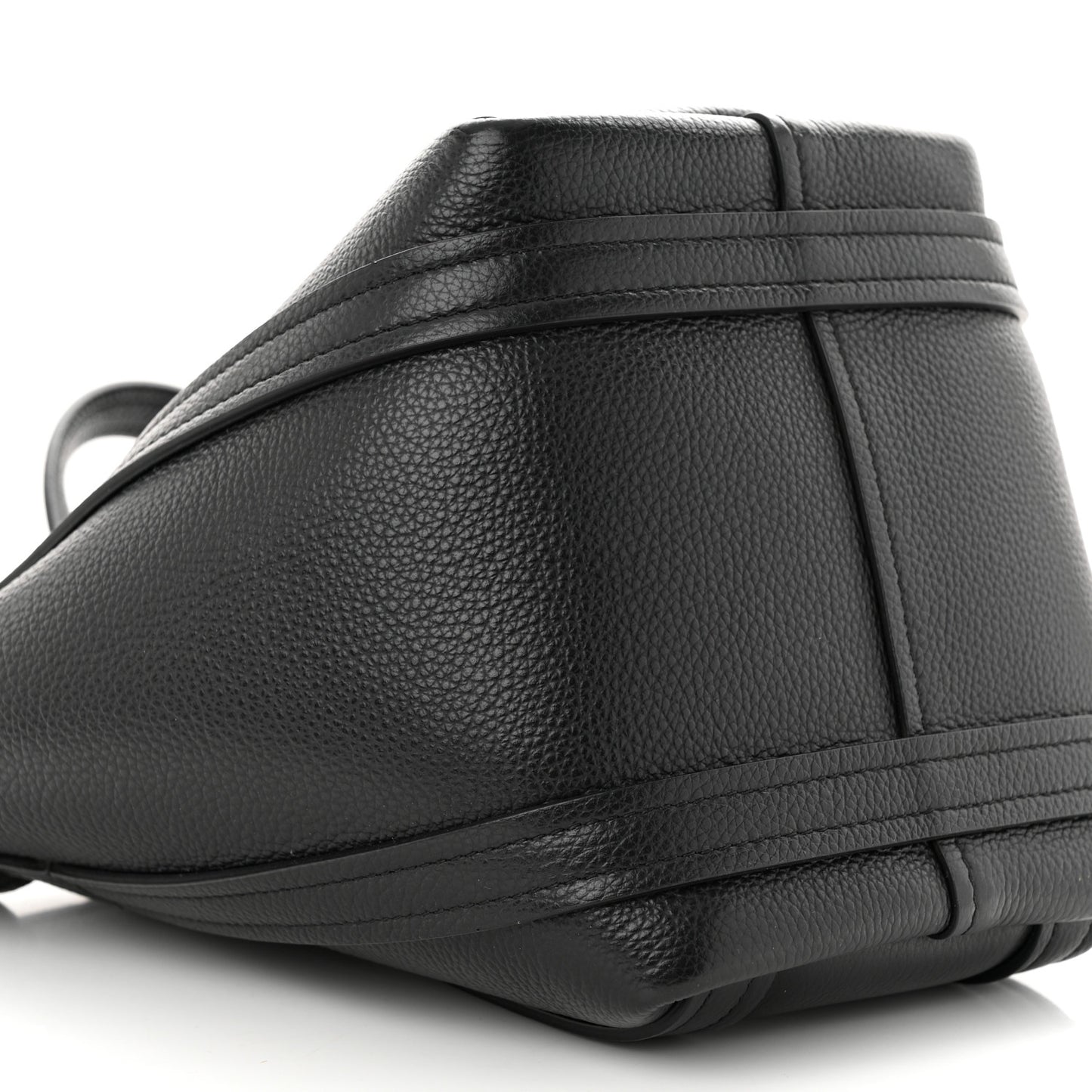 Grained Calfskin XS Everyday North South Shoulder Tote Bag Black