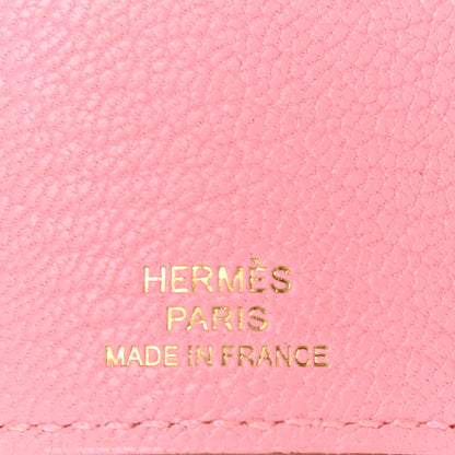 Hermes Chevre Mysore Bearn Multicles 4 Key Holder Rose Lipstick 6 of 9