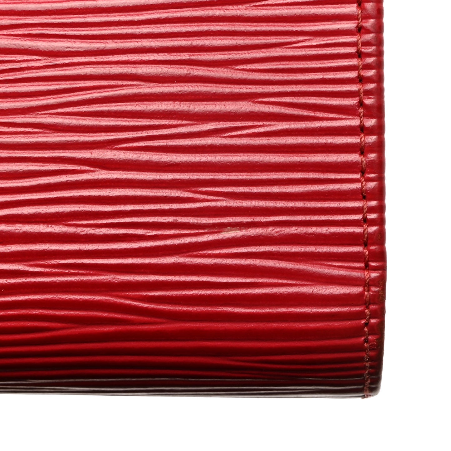 Epi Porte Tresor International Wallet Castillan Red