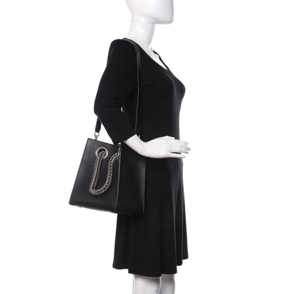 Alexander Wang Smooth Calfskin Genesis Box Chain Bag Black 2 of 11