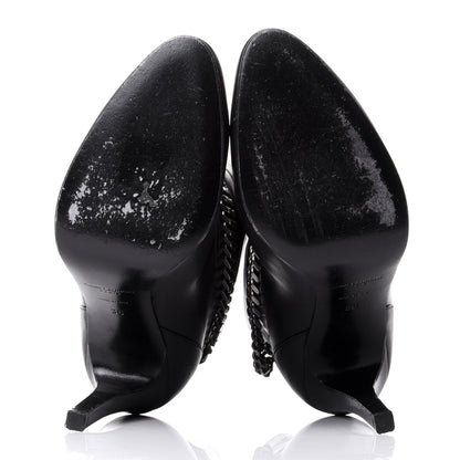 Saint Laurent Calfskin Debbie 100 Ankle Boots 36 Black 7 of 10