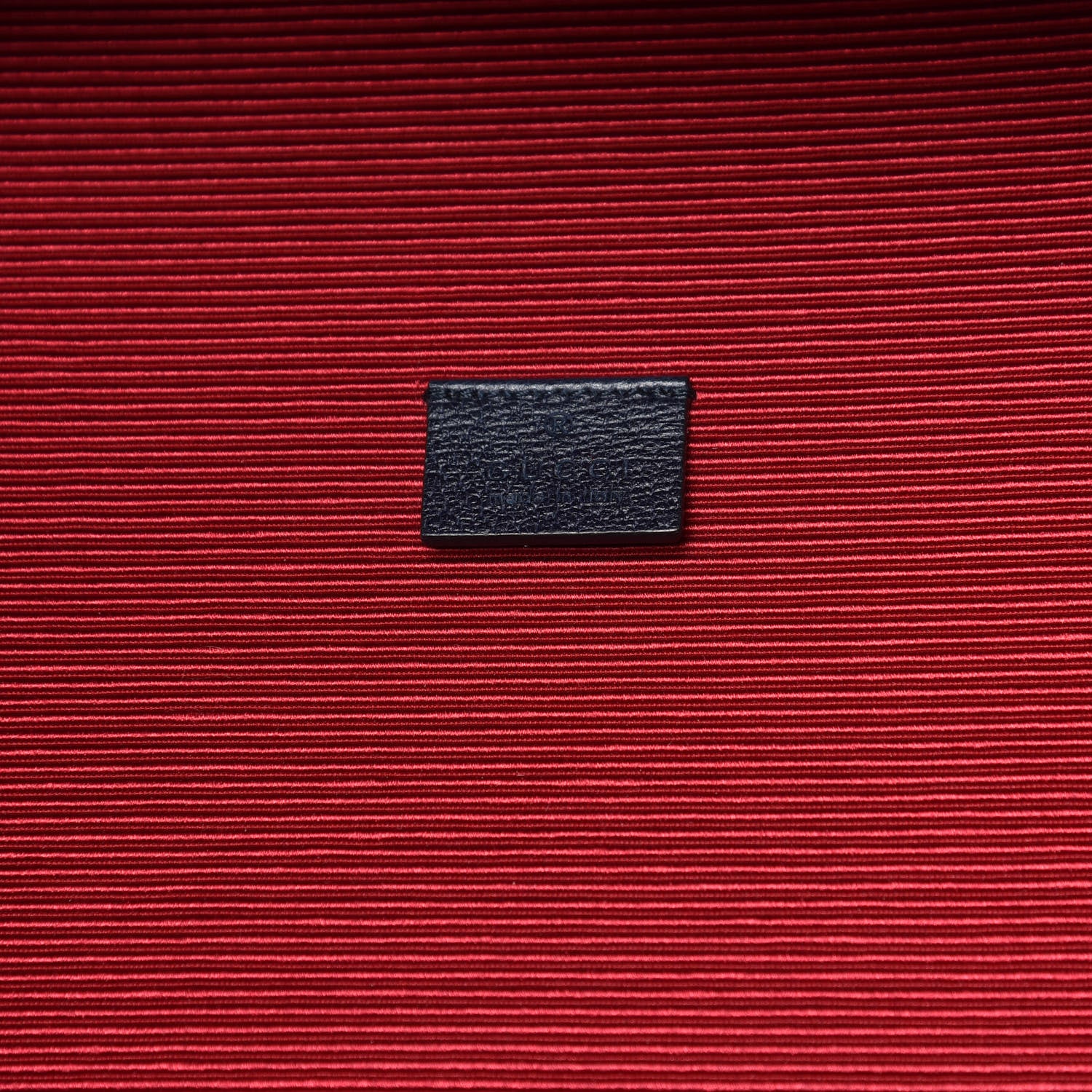 Gucci Covered Wool Textured Dollar Calfskin GG Monogram Large Tote Bag Blue Red 6 of 9