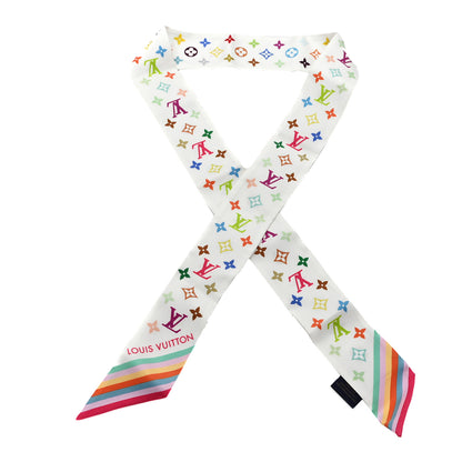 Louis Vuitton LV X TM Silk Monogram Multicolor BB Bandeau White 1 of 3