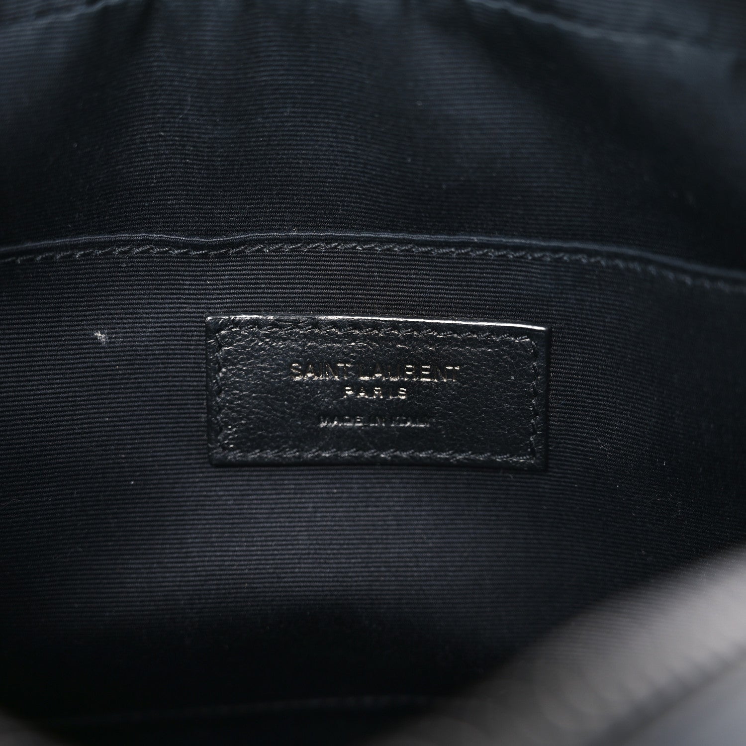 Saint Laurent Calfskin Matelasse Monogram Monochrome Lou Camera Bag Black 6 of 10