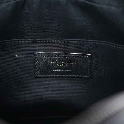 Saint Laurent Calfskin Matelasse Monogram Monochrome Lou Camera Bag Black 6 of 10