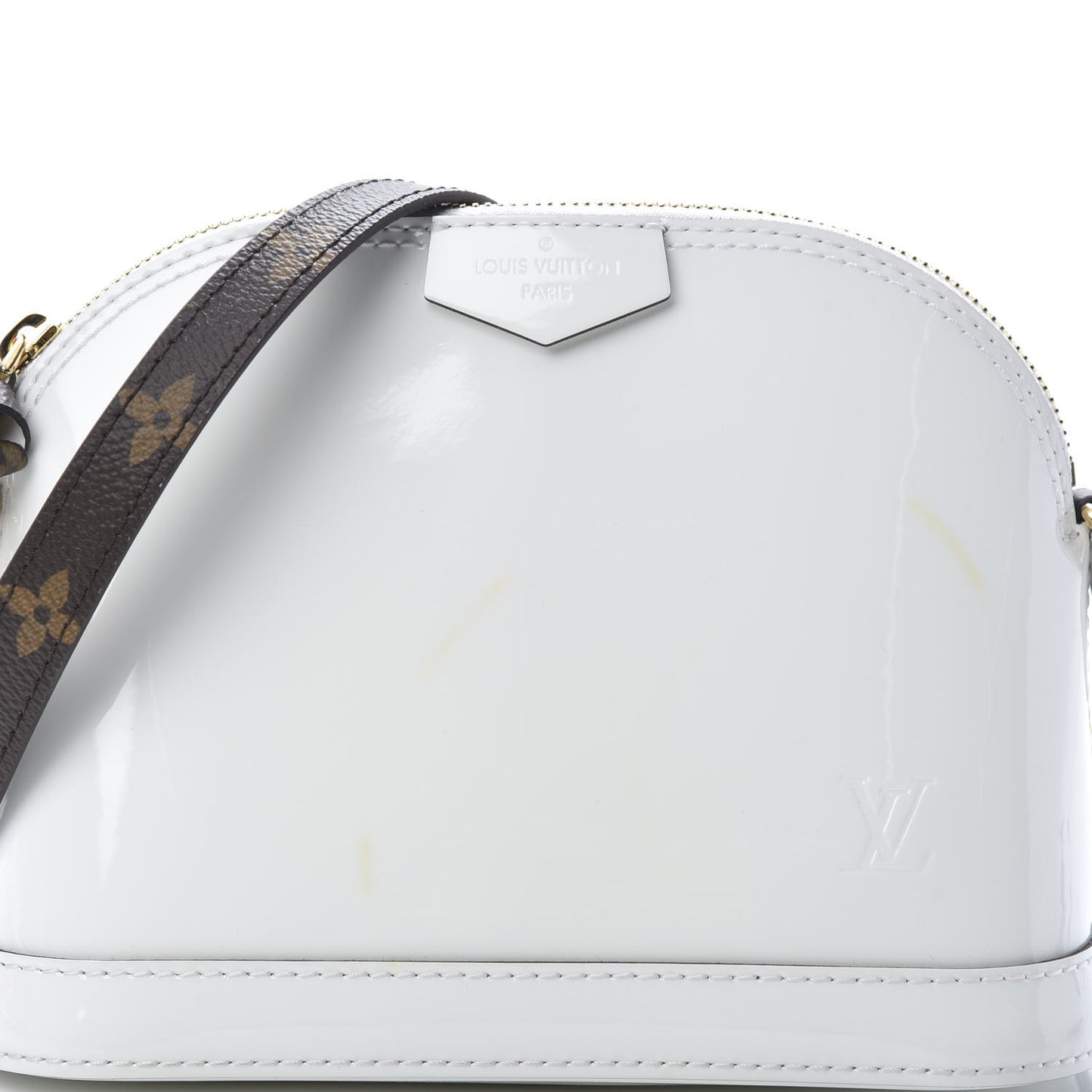 Patent Monogram Alma Mini Snow