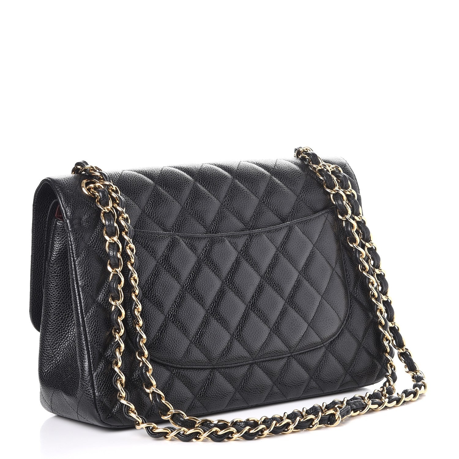 Chanel Caviar Quilted Jumbo Double Flap Black 4 of 11