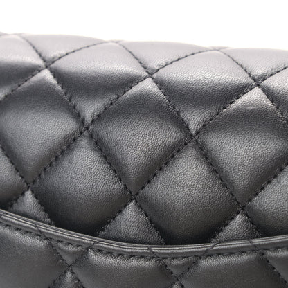 Chanel Lambskin Quilted Small Double Flap Black 12 of 17
