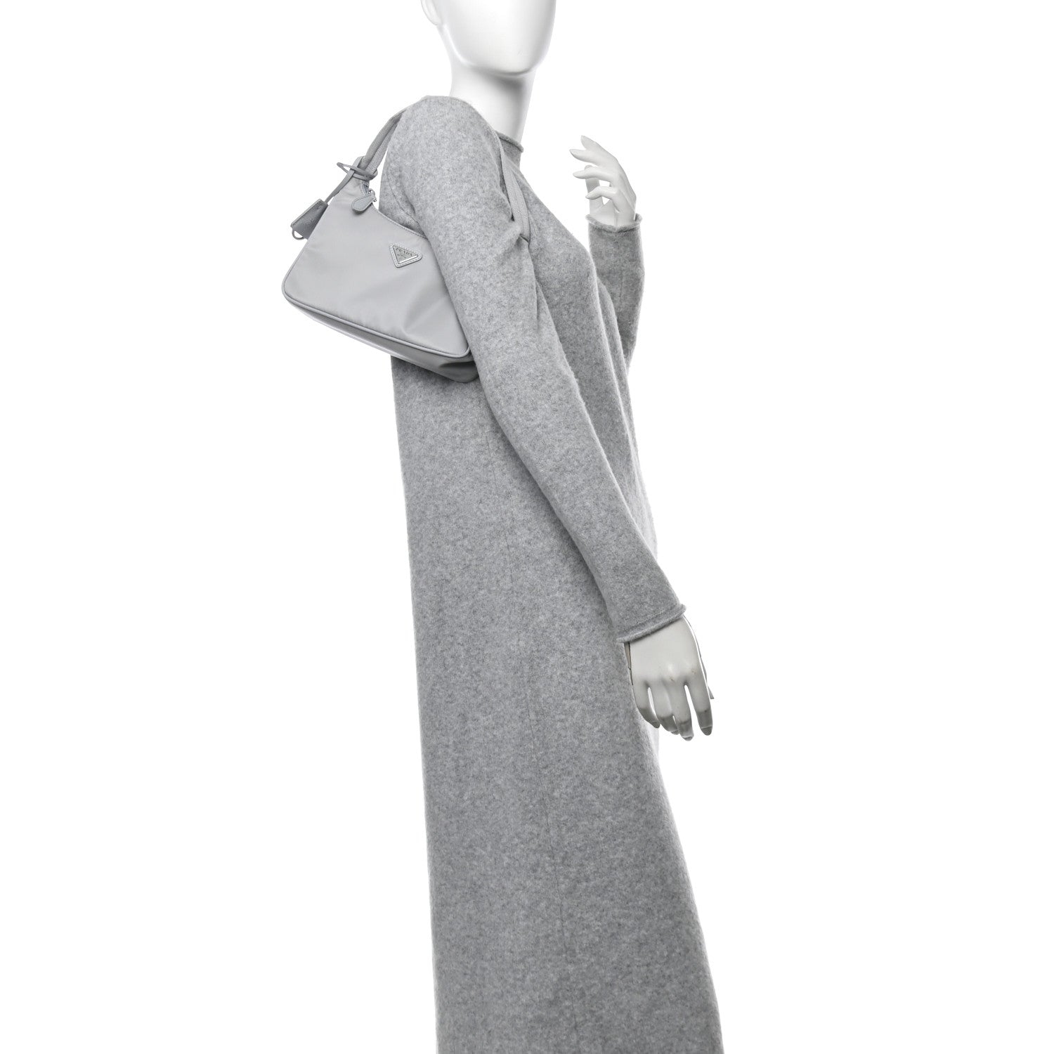 Prada Tessuto Nylon Mini Re-Edition 2000 Bag Fiordaliso 2 of 10