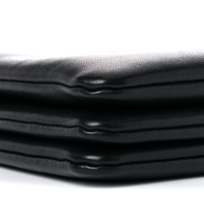 Celine Lambskin Small Trio Crossbody Bag Black 4 of 9