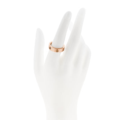 Cartier 18K Pink Gold Sapphire Garnet Amethyst 5.5mm LOVE Ring 56 7.5 2 of 4