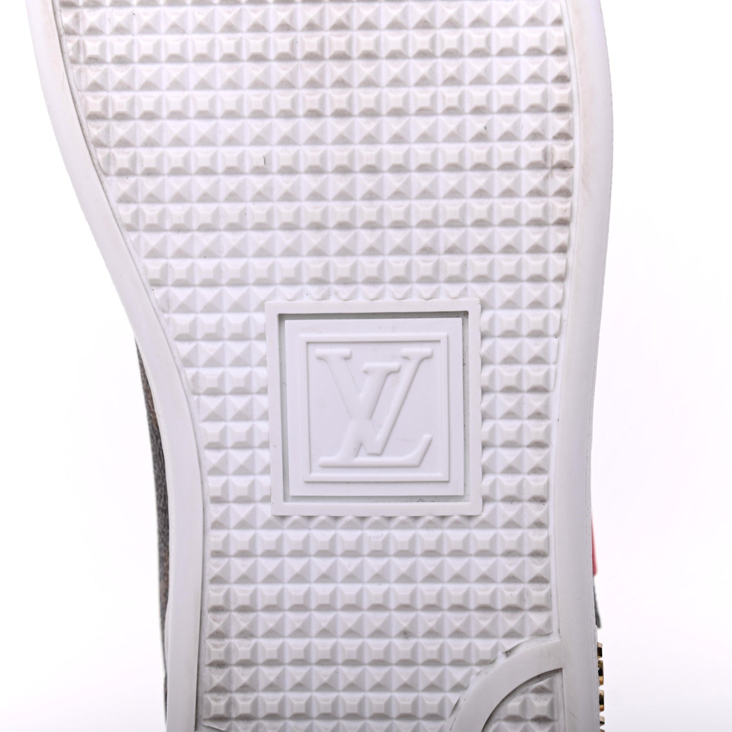 Calfskin Monogram LV Black Heart Sneakers 39 Cacao