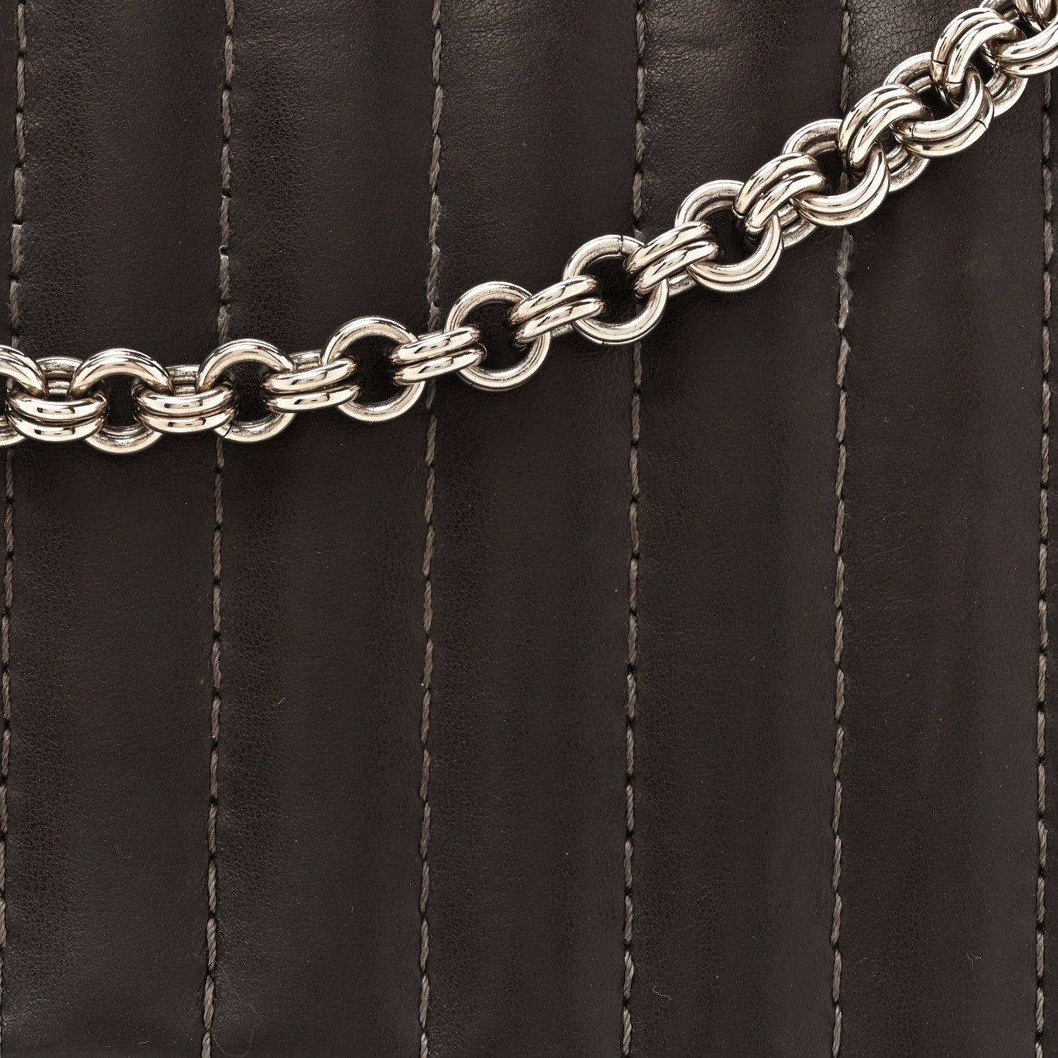 Chanel Lambskin Vertical Quilted Medium Single Flap Brown 8 of 14