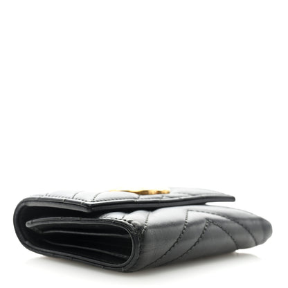 Gucci Calfskin Matelasse GG Marmont Wallet Black 4 of 6