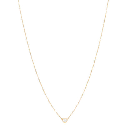Tiffany 18K Yellow Gold Diamond .19ct Elsa Peretti Diamonds by the Yard Pendant Necklace 1 of 3