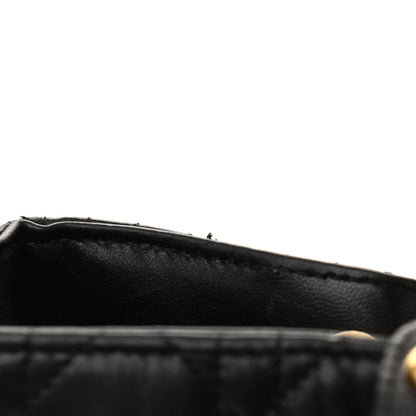 Christian Dior Lambskin Cannage Large Lady Dior Black 11 of 17