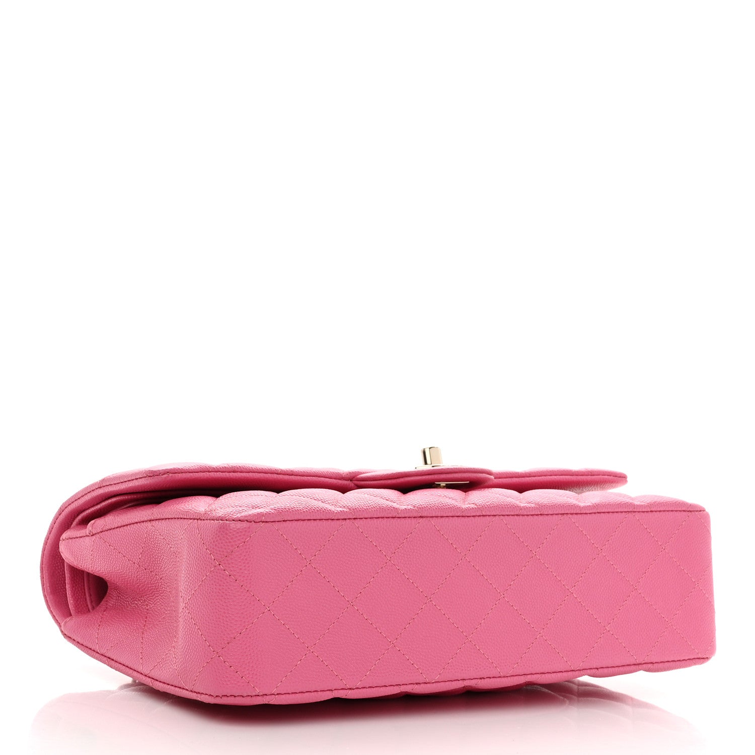 Chanel Caviar Quilted Medium Double Flap Pink 4 of 10