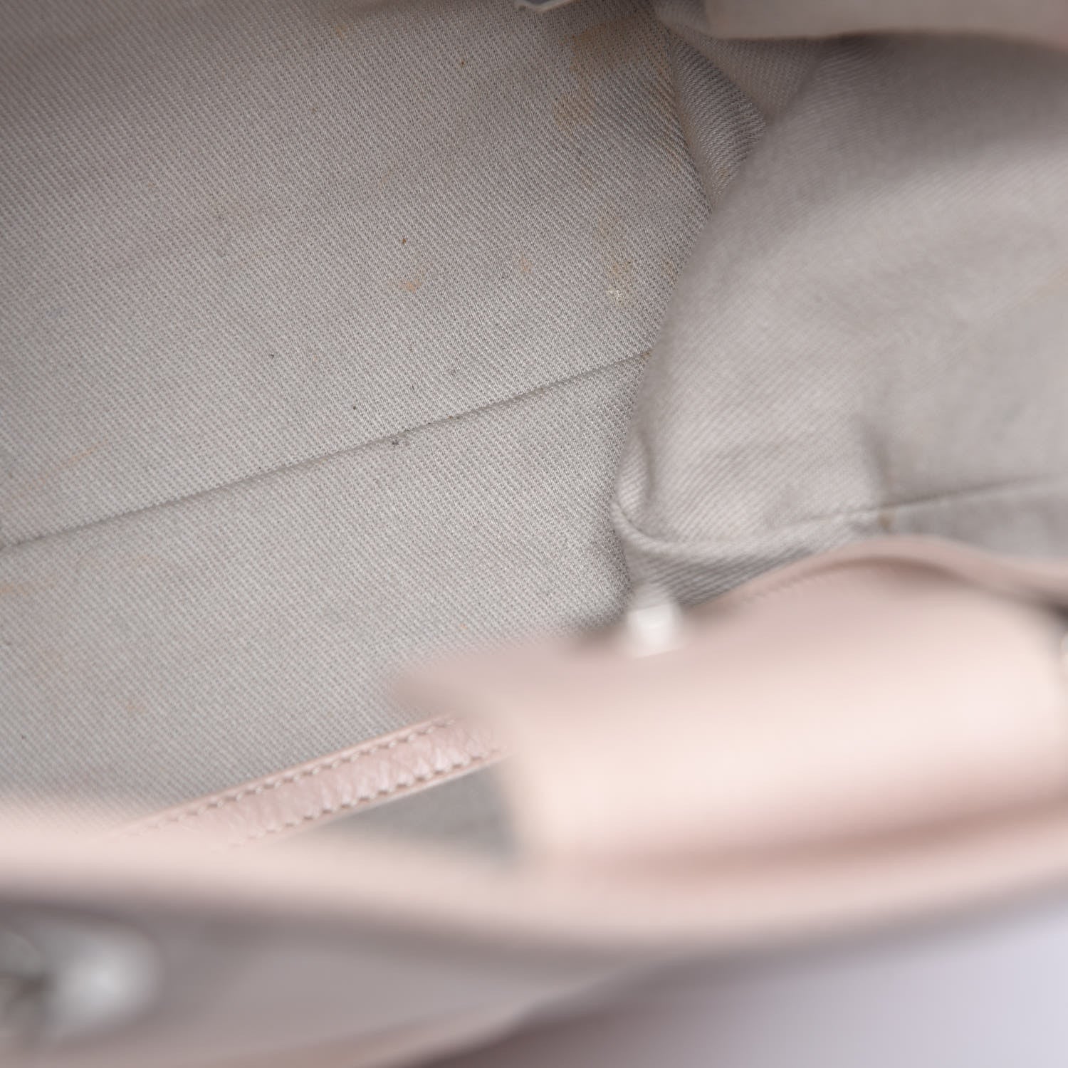 Chanel Glazed Calfskin Mini Deauville Tote Light Pink 9 of 17