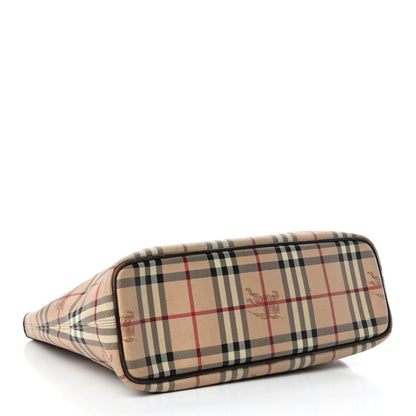 Burberry Haymarket Check Medium Onslow Tote Chocolate 3 of 4