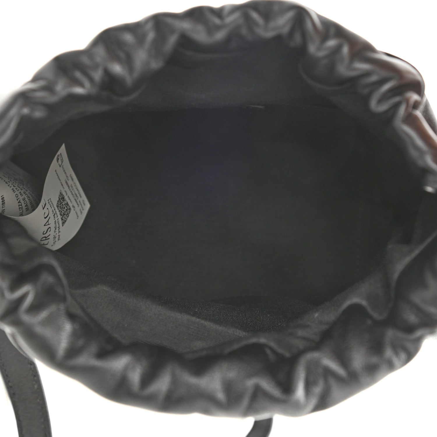 Versace Nappa Quilted Medusa Bucket Bag Black 4 of 7