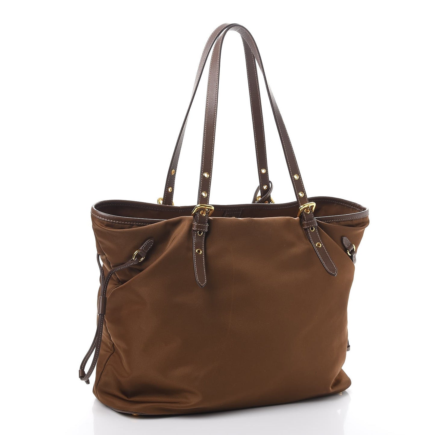 Tessuto Nylon Saffiano Tote Corinto