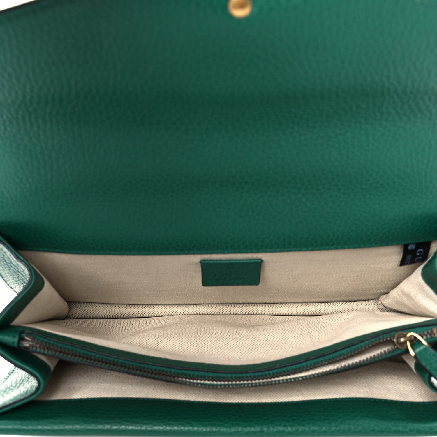 Gucci Pebbled Calfskin Small Dionysus Shoulder Bag Emerald 9 of 23