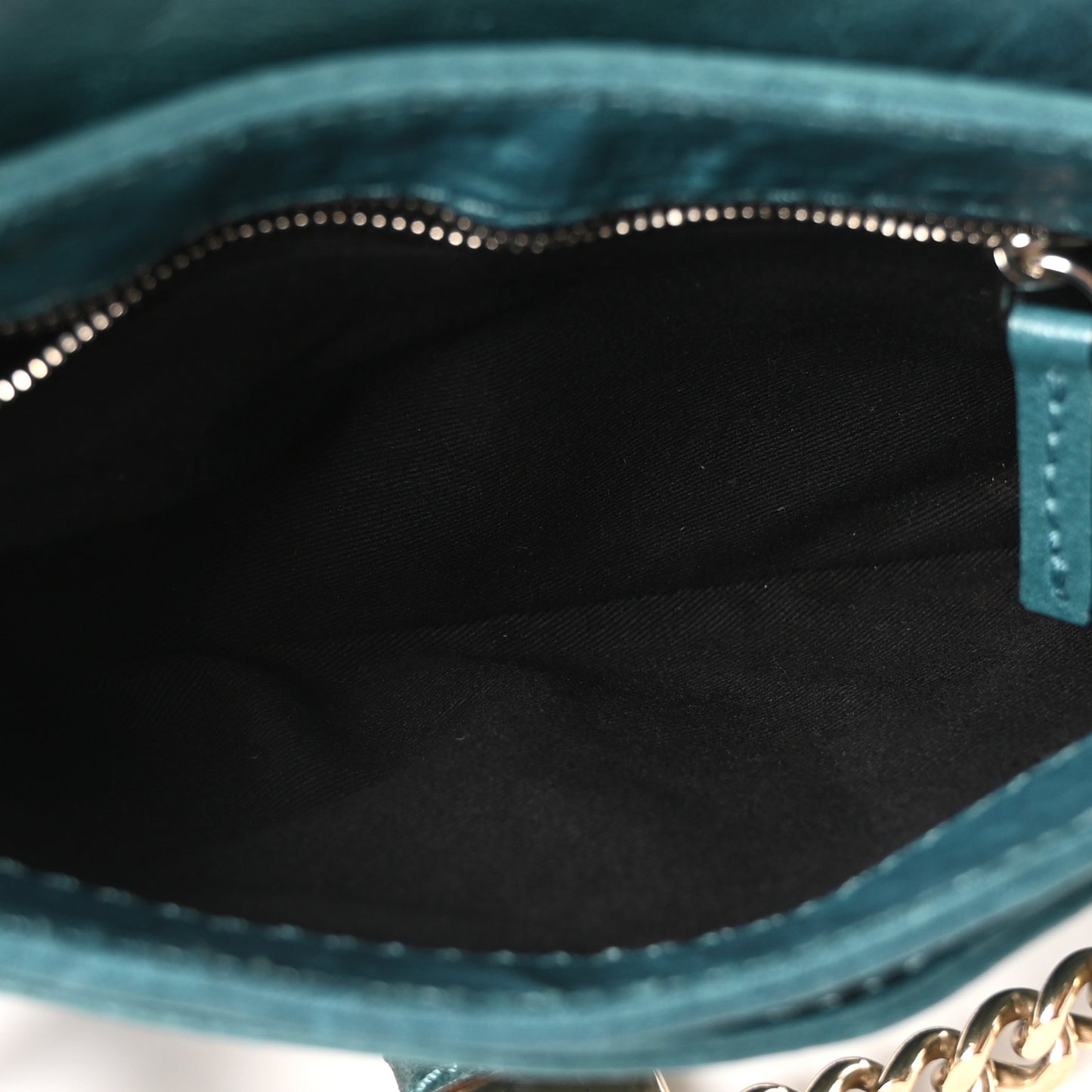 Lambskin Small Paddington Capsule Satchel Aqua Fresh