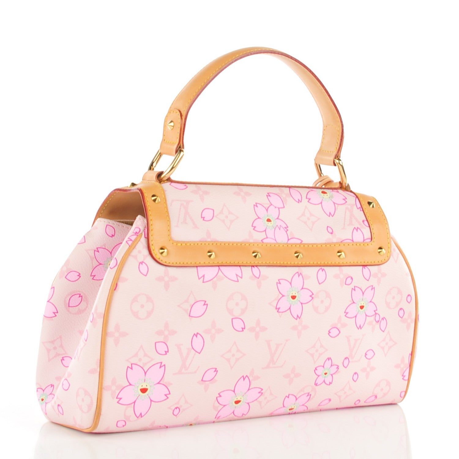 Louis Vuitton Monogram Cherry Blossom Sac Retro Pink 3 of 7