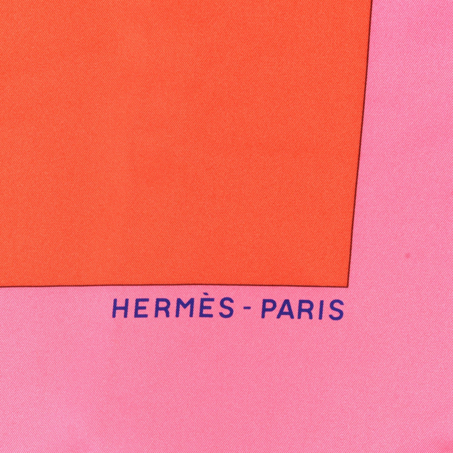 Hermes Silk D'Hiver Shawl 140 Rose Vif Vert Jaune Vif 2 of 3