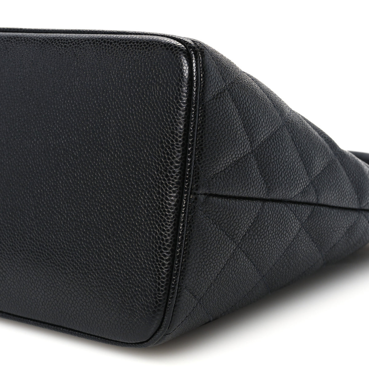 Caviar Quilted Medallion Tote Black