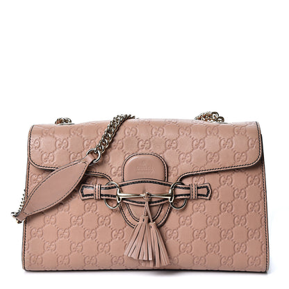 Gucci Guccissima Medium Emily Chain Shoulder Bag Camelia 1 of 10
