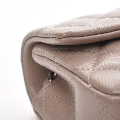 Chanel Caviar Quilted Extra Mini Flap Grey 7 of 9