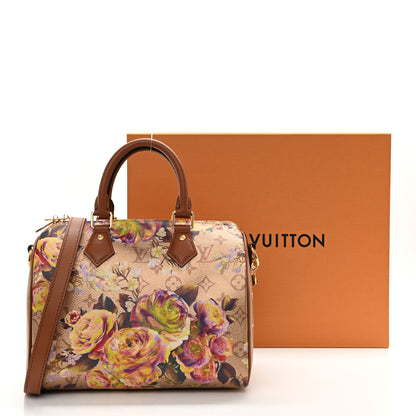 Louis Vuitton Metallic Monogram LV Garden Speedy Bandouliere 25 Gold 8 of 8