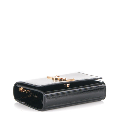 Saint Laurent Patent Small Monogram Kate Satchel Black 4 of 6