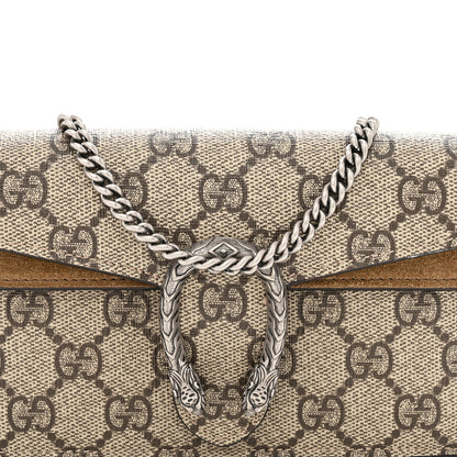 Gucci GG Supreme Monogram Super Mini Dionysus Shoulder Bag Taupe 8 of 12