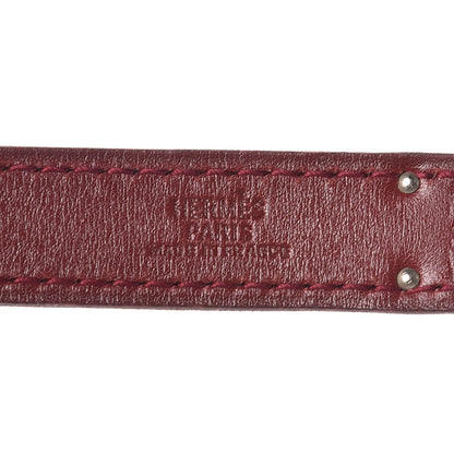 Hermes Box Kelly Belt 80 Rouge H 8 of 8