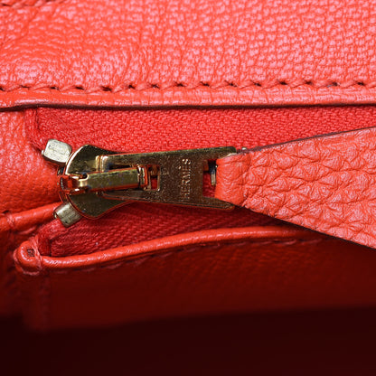 Hermes Togo Birkin 30 Capucine 11 of 35