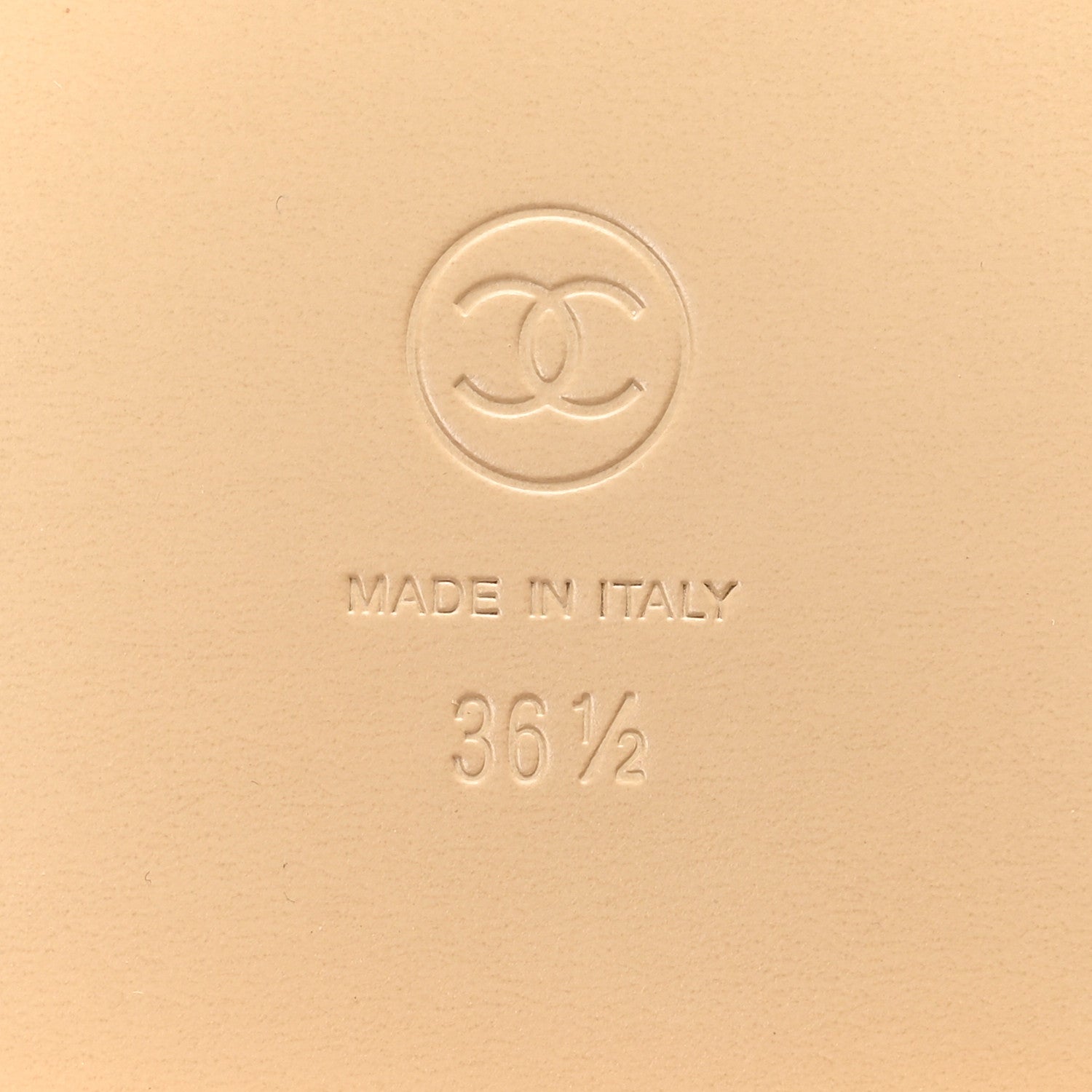Chanel Suede Shearling Mary Jane Flats 36.5 Beige 6 of 9